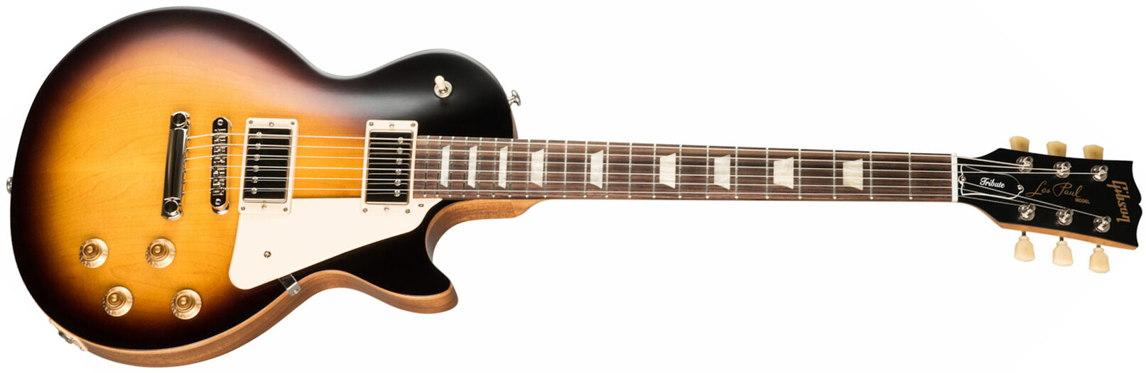 Gibson Les Paul Tribute Modern 2h Ht Rw - Satin Tobacco Burst - Single cut electric guitar - Main picture