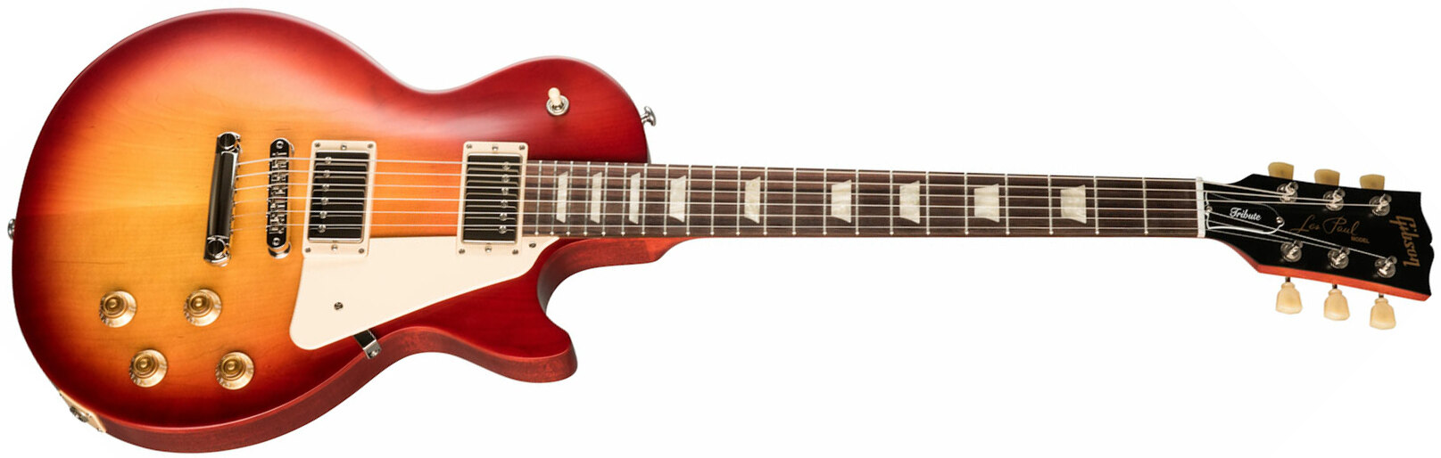 Gibson Les Paul Tribute Modern 2h Ht Rw - Satin Cherry Sunburst - Single cut electric guitar - Main picture