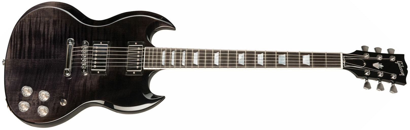 Gibson Sg Modern Modern 2h Ht Eb - Trans Black Fade - Double cut electric guitar - Main picture