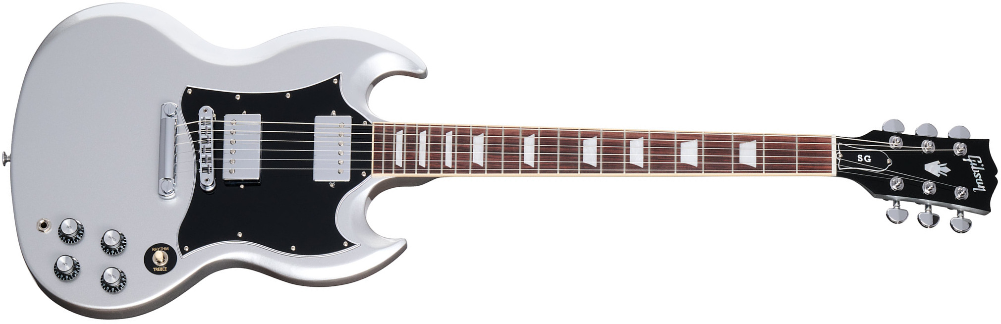 Gibson Sg Standard Custom Color 2h Ht Rw - Silver Mist - Double cut electric guitar - Main picture
