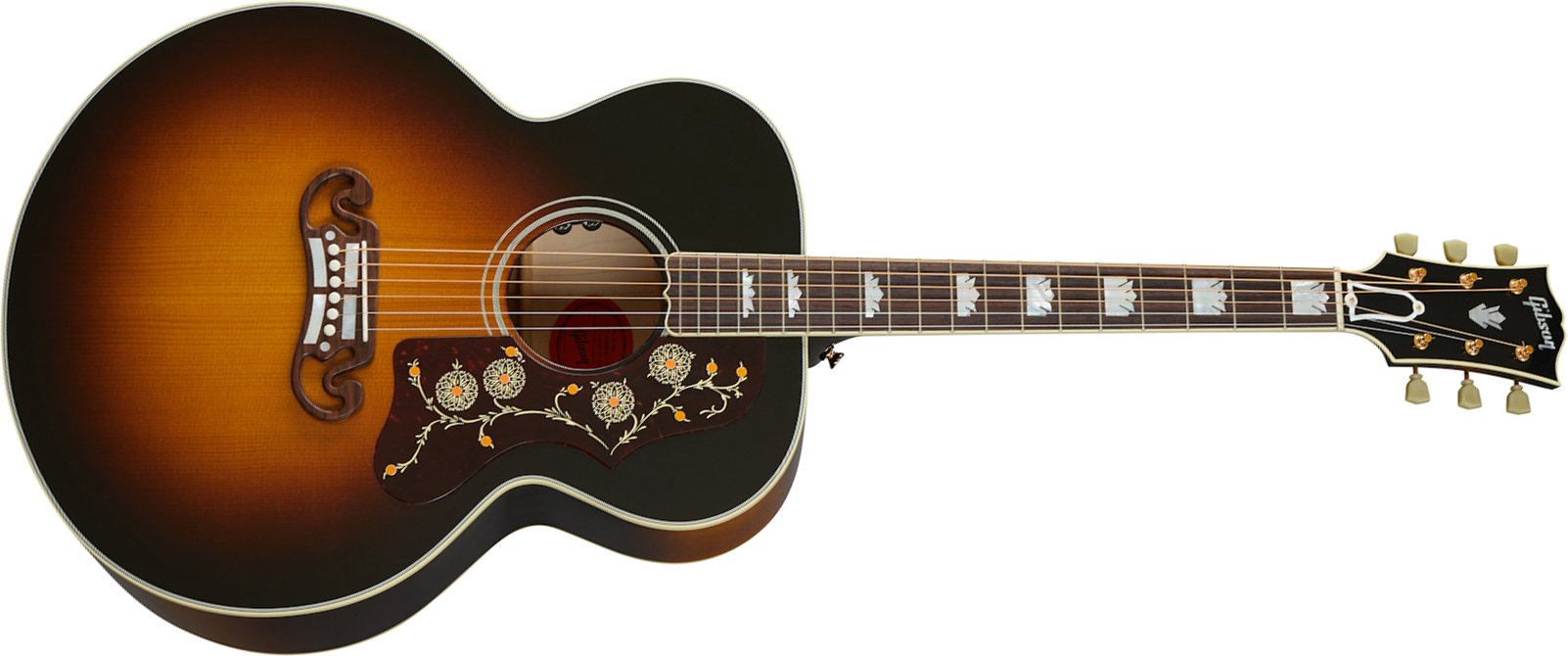 Gibson Sj-200 Original 2020 Super Jumbo Epicea Erable Rw - Vintage Sunburst - Electro acoustic guitar - Main picture