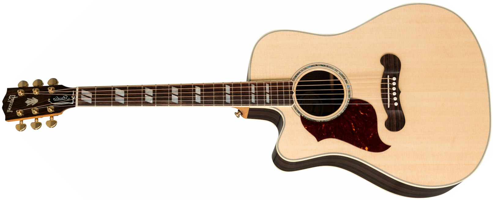 Gibson Songwriter Cutaway Lh Gaucher 2019 Dreadnought Epicea Palissandre Rw - Natural - Acoustic guitar & electro - Main picture