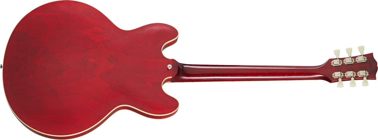 Gibson Custom Shop Historic Es-335 Reissue 1964 Lh Gaucher 2h Ht Rw - Vos Sixties Cherry - Left-handed electric guitar - Variation 1