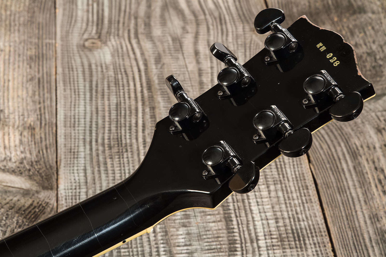Gibson Custom Shop Kirk Hammett Les Paul Custom 1989 2h Ht Eb #kh009 - Murphy Lab Aged Ebony - Signature electric guitar - Variation 12