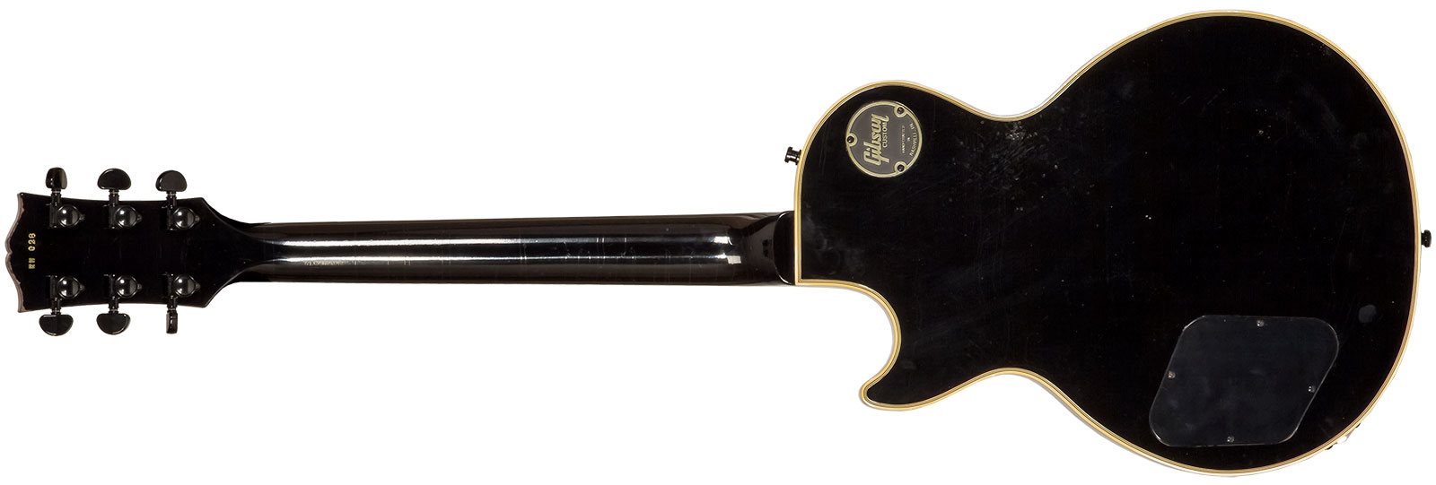 Gibson Custom Shop Kirk Hammett Les Paul Custom 1989 2h Ht Eb #kh009 - Murphy Lab Aged Ebony - Signature electric guitar - Variation 4