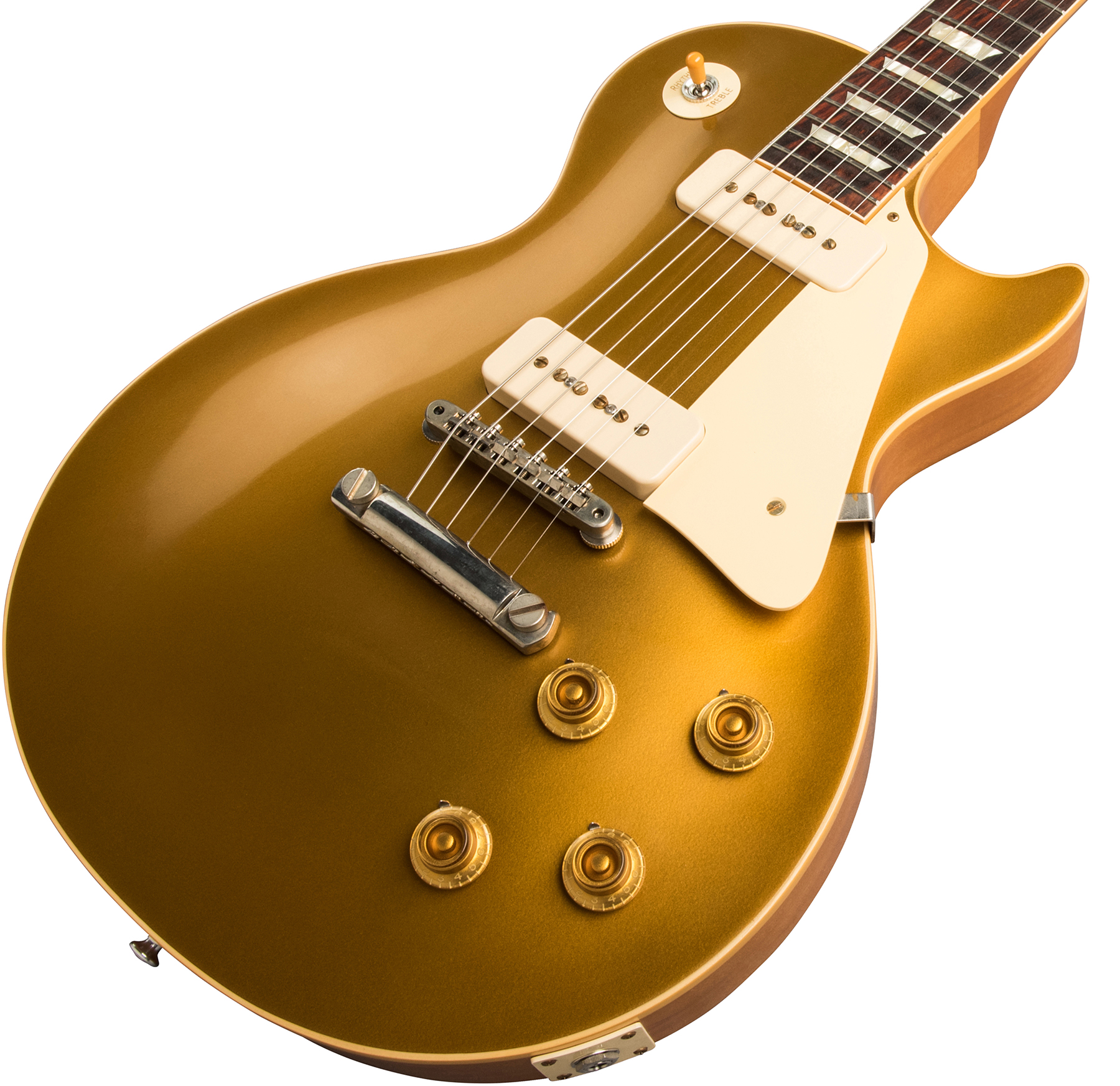 Gibson Custom Shop Les Paul Goldtop 1956 Reissue 2019 2p90 Ht Rw - Vos Double Gold - Single cut electric guitar - Variation 3