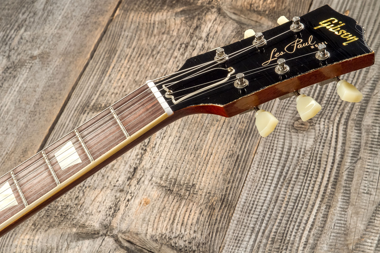 Gibson Custom Shop M2m Les Paul Standard 1959 Reissue 2h Ht Rw #932149 - Murphy Lab Light Aged Green Lemon Burst - Single cut electric guitar - Variat