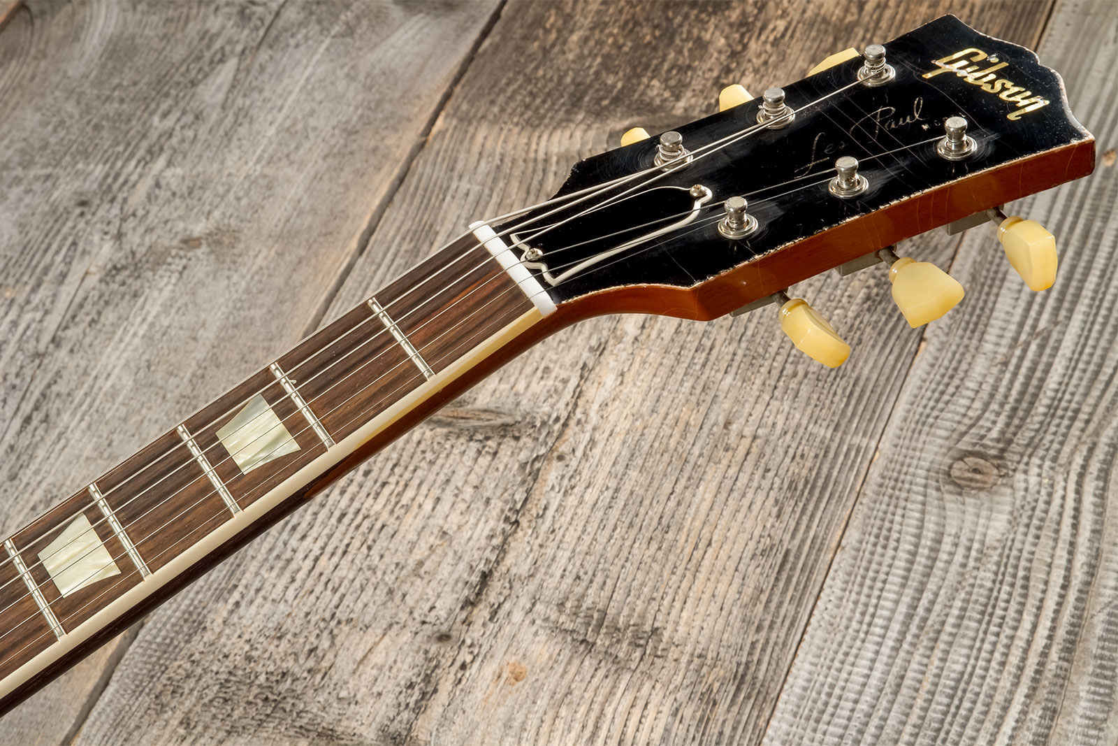 Gibson Custom Shop M2m Les Paul Standard 1959 Reissue 2h Ht Rw #932158 - Ultra Heavy Aged Kindred Burst - Single cut electric guitar - Variation 9
