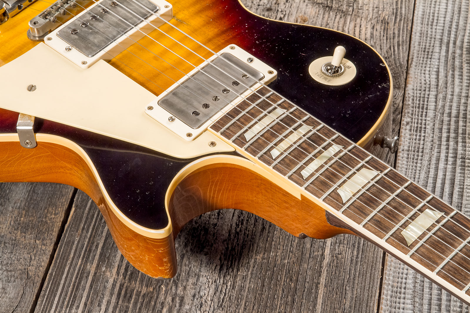 Gibson Custom Shop M2m Les Paul Standard 1959 Reissue 2h Ht Rw #932158 - Ultra Heavy Aged Kindred Burst - Single cut electric guitar - Variation 4