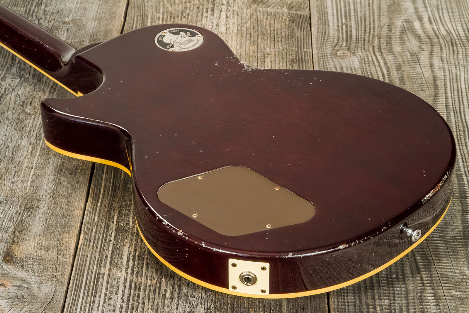 Gibson Custom Shop Murphy Lab Les Paul Goldtop 1957 Reissue 2h Ht Rw #721287 - Light Aged Double Gold With Dark Back - Single cut electric guitar - Va