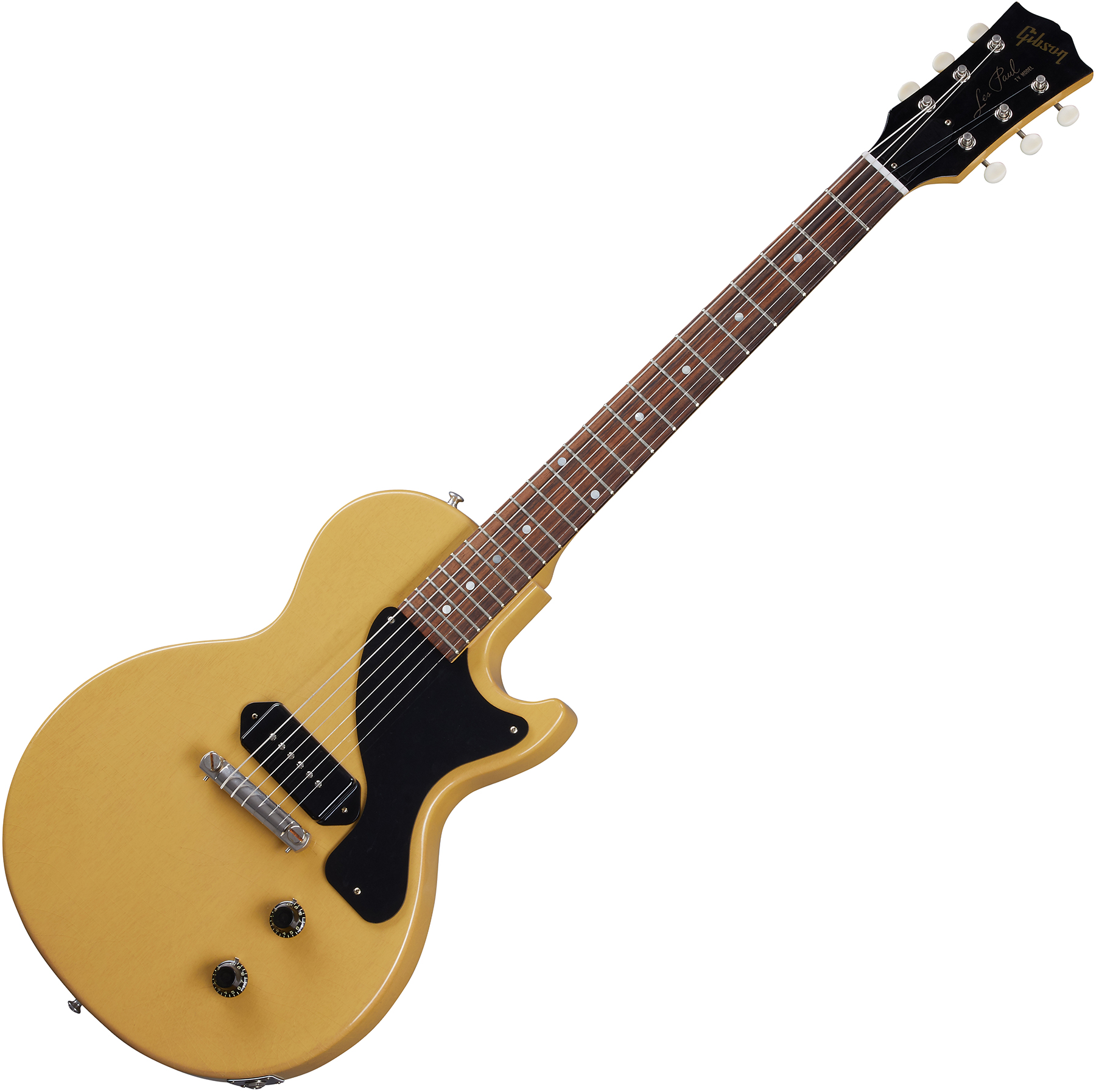 Gibson Custom Shop Murphy Lab Les Paul Junior Single Cut 1957 Reissue P90 Ht Rw - Ultra Light Aged Tv Yellow - Single cut electric guitar - Variation 