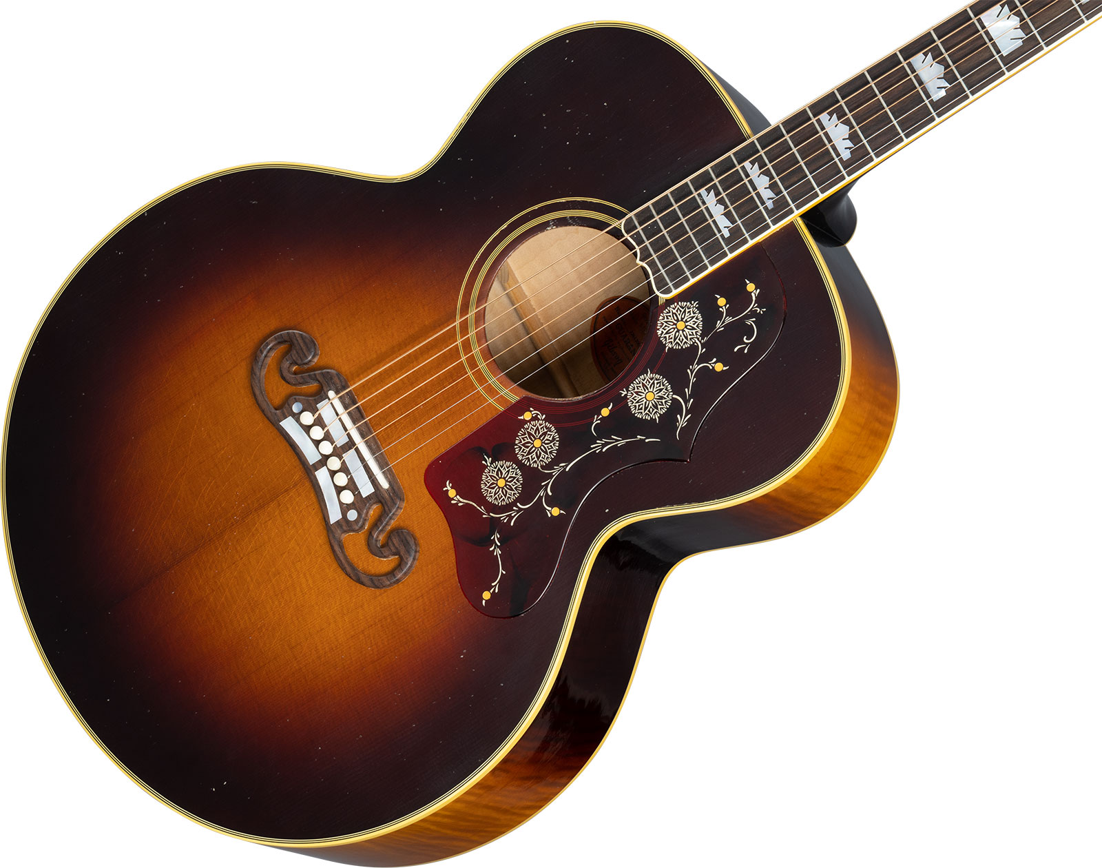 Gibson Custom Shop Murphy Lab Sj-200 1957 Jummbo Epicea Erable Rw - Light Aged Vintage Sunburst - Acoustic guitar & electro - Variation 3