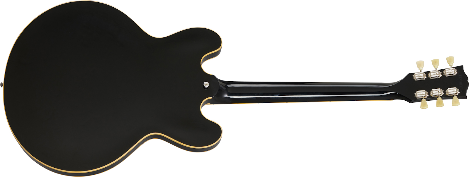 Gibson Es-335 Dot Original 2020 2h Ht Rw - Vintage Ebony - Semi-hollow electric guitar - Variation 1