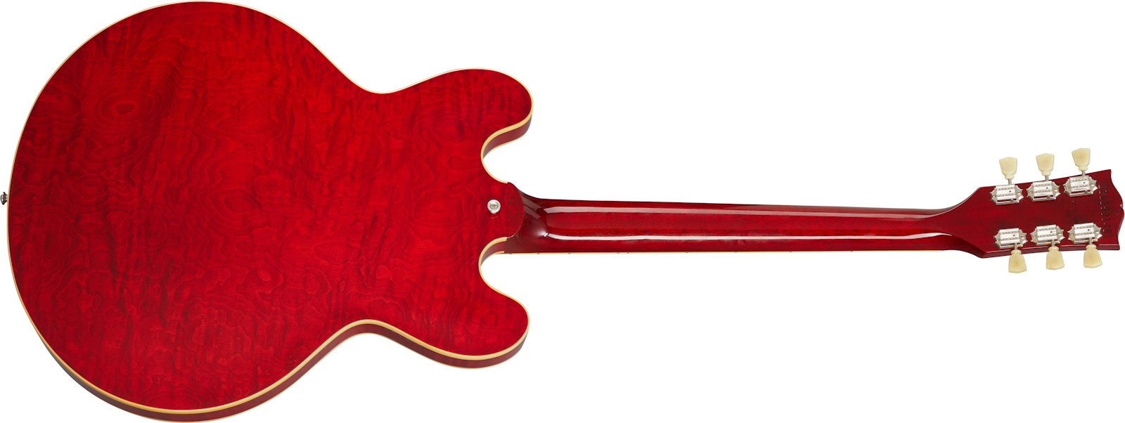 Gibson Es-335 Figured Lh Original Gaucher 2h Ht Rw - Sixties Cherry - Left-handed electric guitar - Variation 2