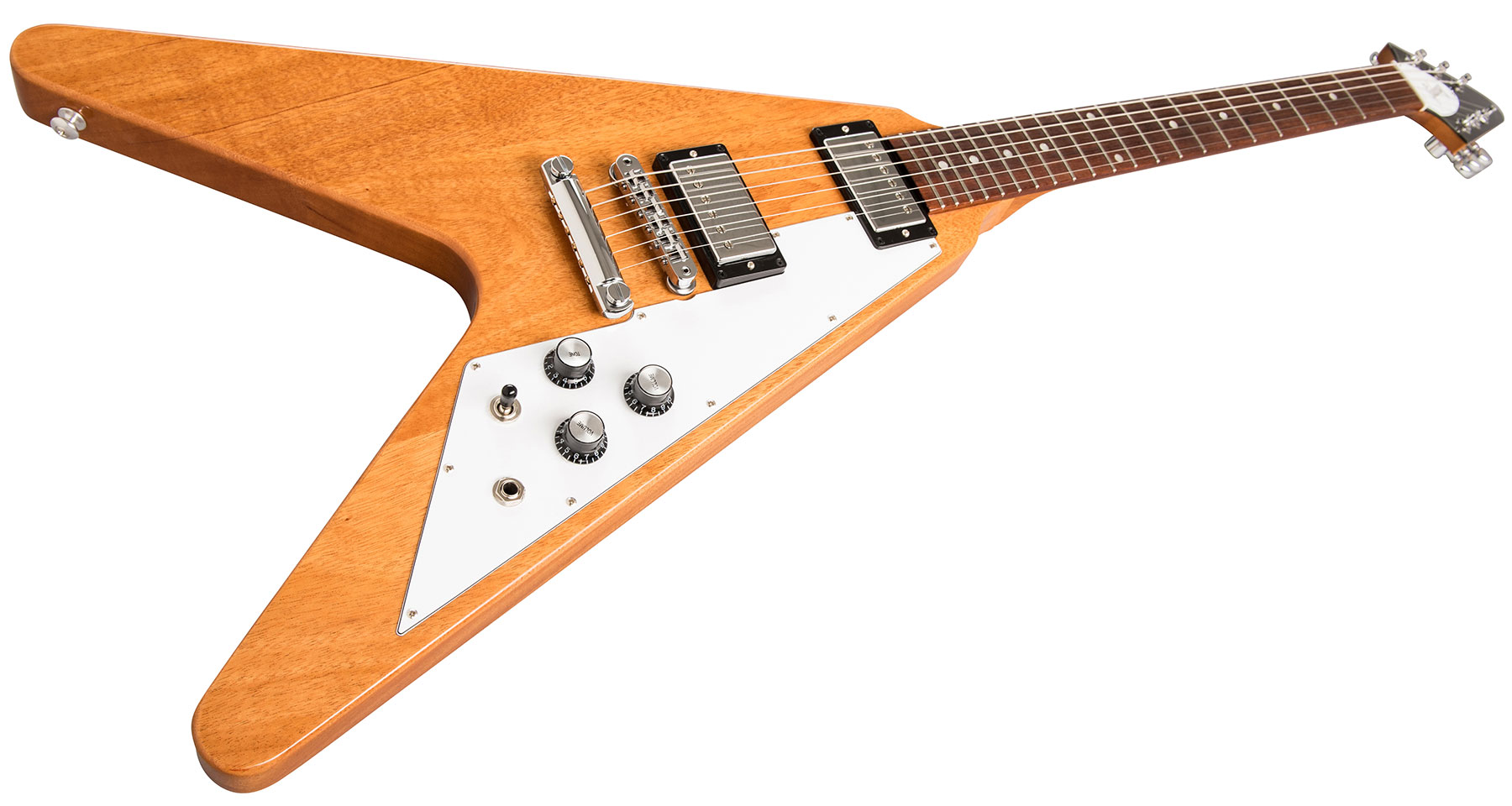 Gibson Flying V 2019 Hh Ht Rw - Antique Natural - Metal electric guitar - Variation 1