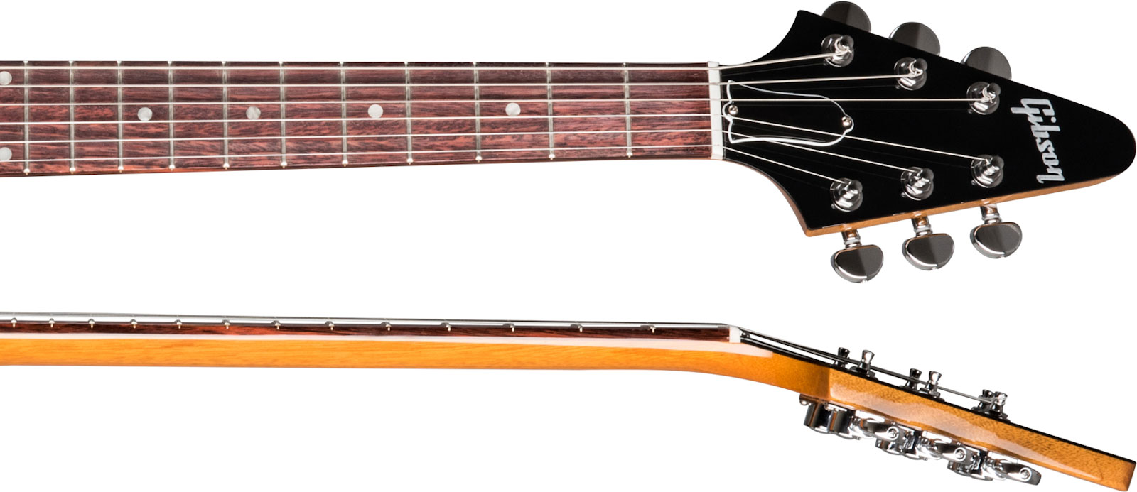 Gibson Flying V Original 2h Ht Rw - Antique Natural - Retro rock electric guitar - Variation 3