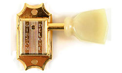 Gibson Vintage Pearloid Machine Heads Jeu 3x3 Gold - Tuning machine - Variation 1