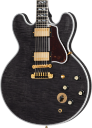 Semi-hollow electric guitar Gibson Custom Shop B.B. King Lucille Legacy - Transparent ebony