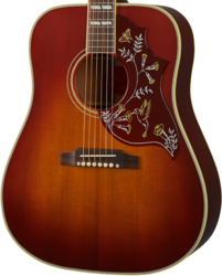 Folk guitar Gibson Custom Shop 1960 Hummingbird Fixed Bridge - Vos heritage cherry sunburst