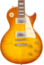 Single cut electric guitar Gibson Custom Shop 1959 Les Paul Standard Reissue #992408 - Vos royal teaburst