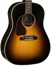 Left-handed folk guitar Gibson J-45 Standard Left Hand - Vintage sunburst