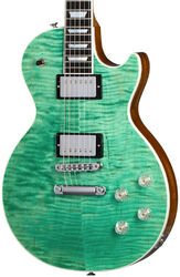 Single cut electric guitar Gibson Les Paul Modern Figured - Seafoam green