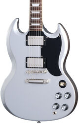 Double cut electric guitar Gibson SG Standard '61 Custom Color - Silver mist