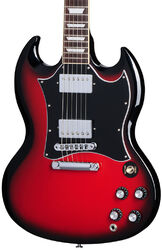 Double cut electric guitar Gibson SG Standard Custom Color - Cardinal red burst