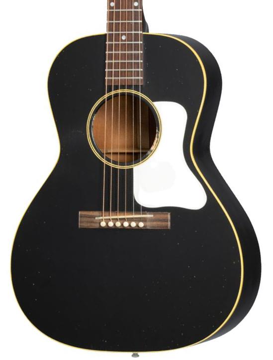Acoustic guitar & electro Gibson Custom Shop Murphy Lab Acoustic 1933 L-00 - Ebony light aged