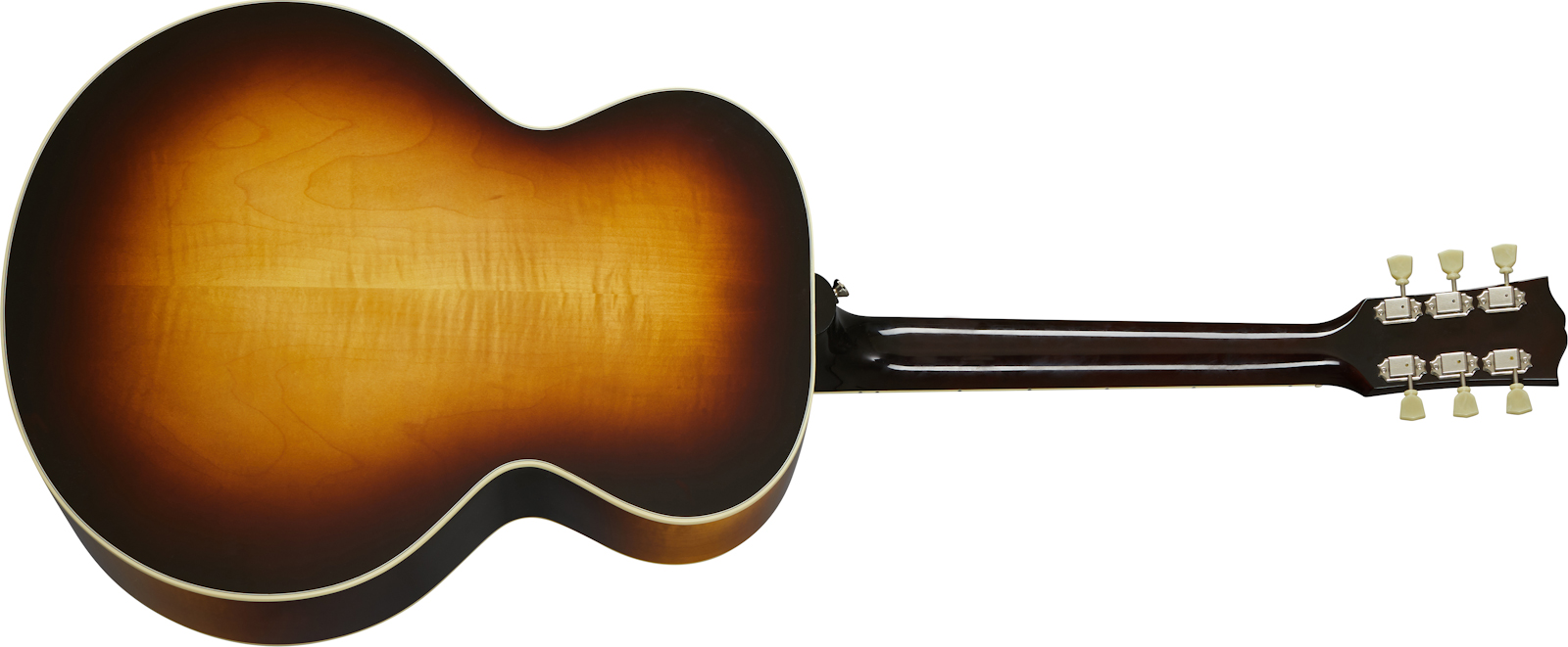 Gibson J-185 Original 2020 Jumbo Epicea Erable Rw - Vintage Sunburst - Electro acoustic guitar - Variation 1