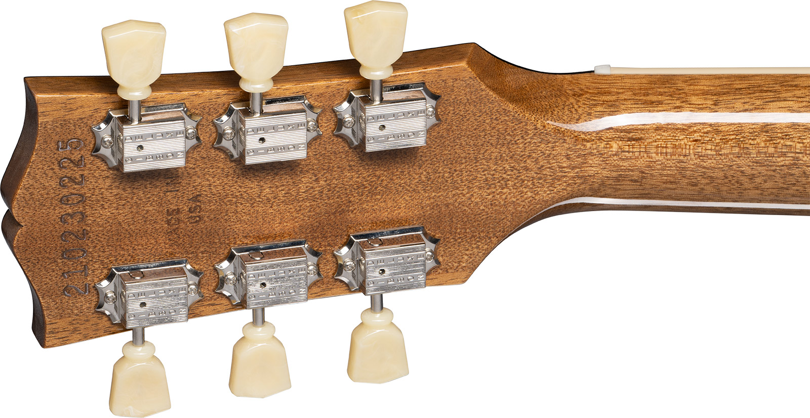 Gibson Les Paul Standard 50s Plain Top Custom Color 2h Ht Rw - Ebony - Single cut electric guitar - Variation 4