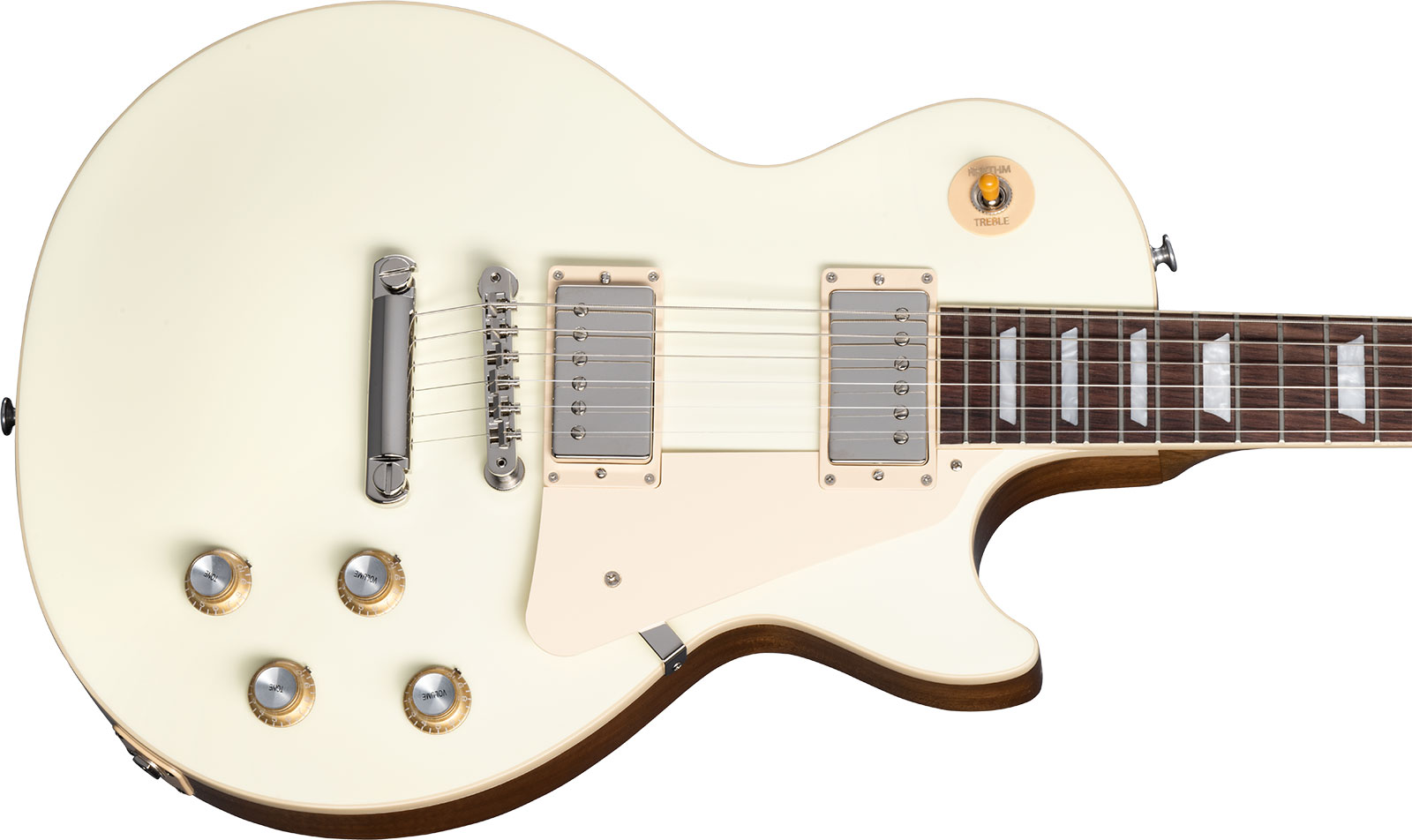 Gibson Les Paul Standard 60s Plain Top 2h Ht Rw - Classic White - Single cut electric guitar - Variation 3
