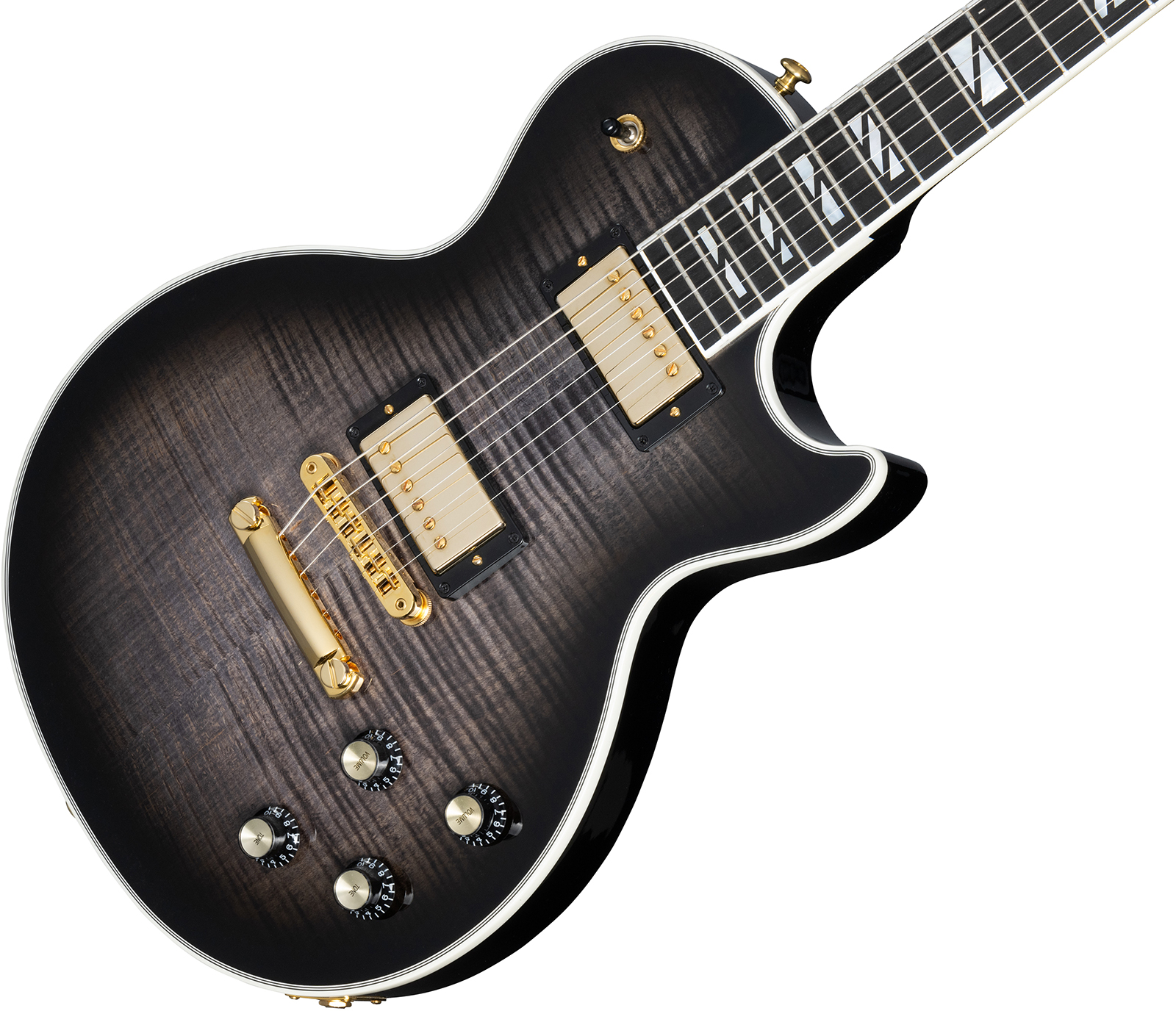 Gibson Les Paul Supreme 2023 2h Ht Eb - Transparent Ebony Burst - Single cut electric guitar - Variation 3