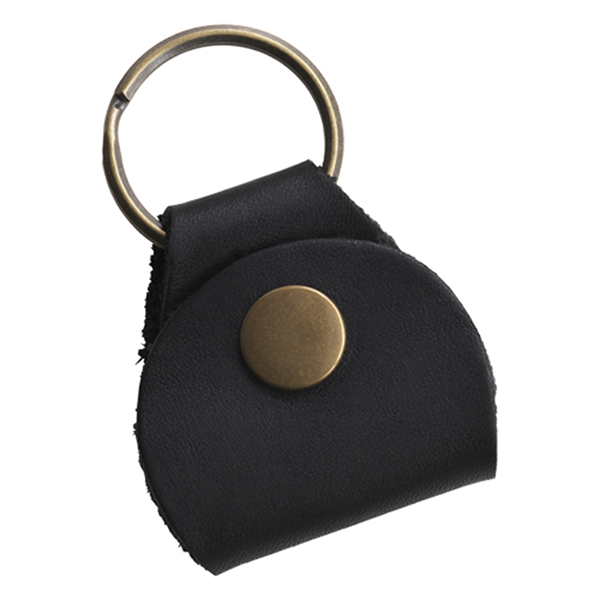 Gibson Premium Leather Pickholder Keychain Black - Pickholder - Variation 1