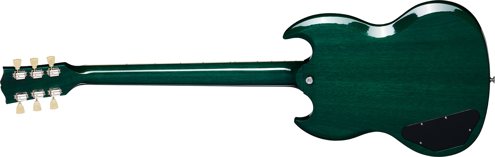 Gibson Sg Standard 1961 Custom Color 2h Ht Rw - Translucent Teal - Double cut electric guitar - Variation 1