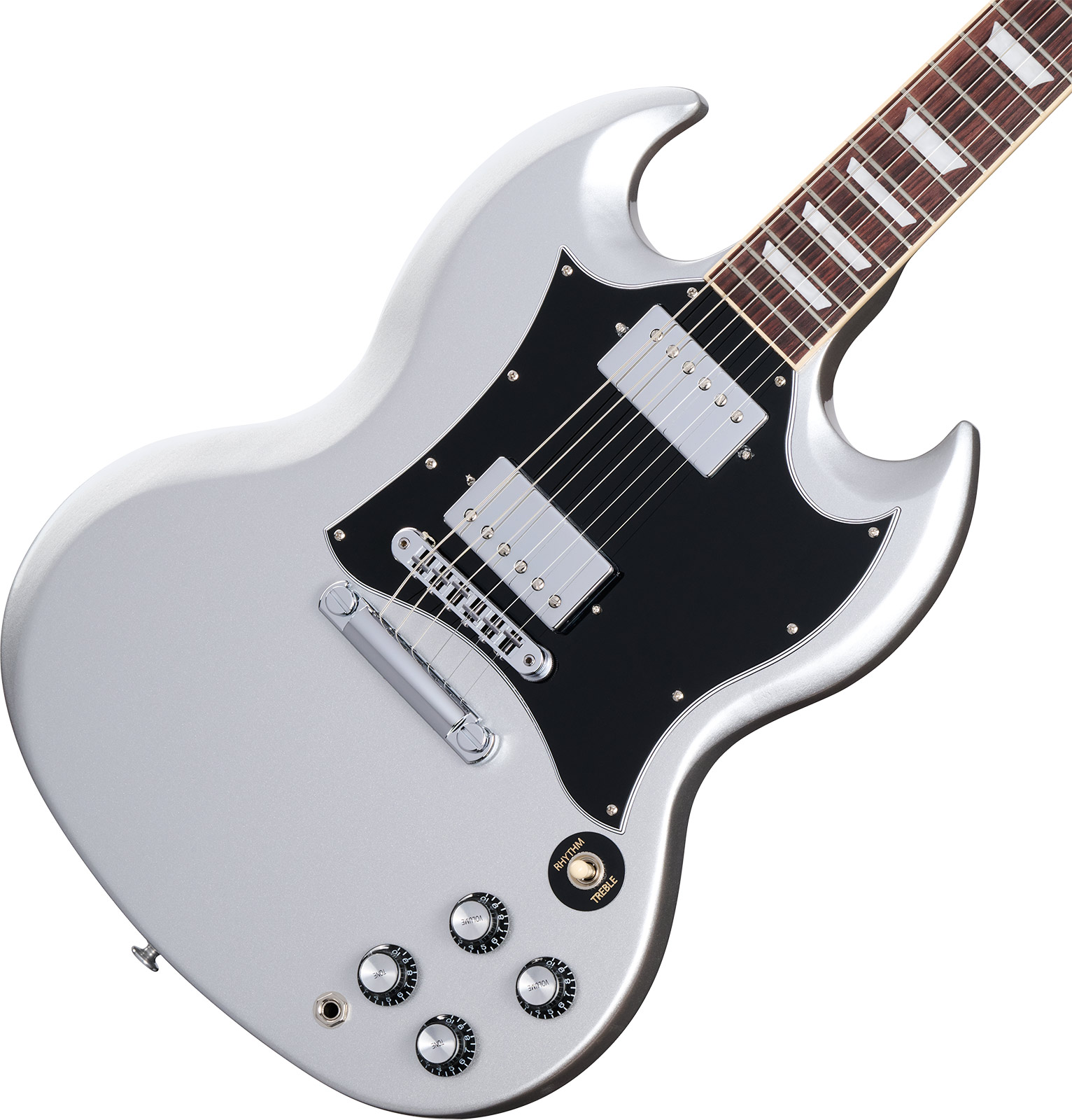 Gibson Sg Standard Custom Color 2h Ht Rw - Silver Mist - Double cut electric guitar - Variation 3