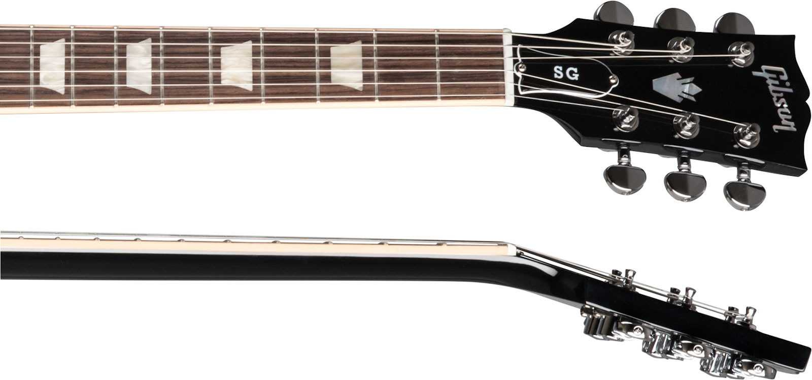 Gibson Sg Standard 2h Ht Rw - Ebony - Double cut electric guitar - Variation 3