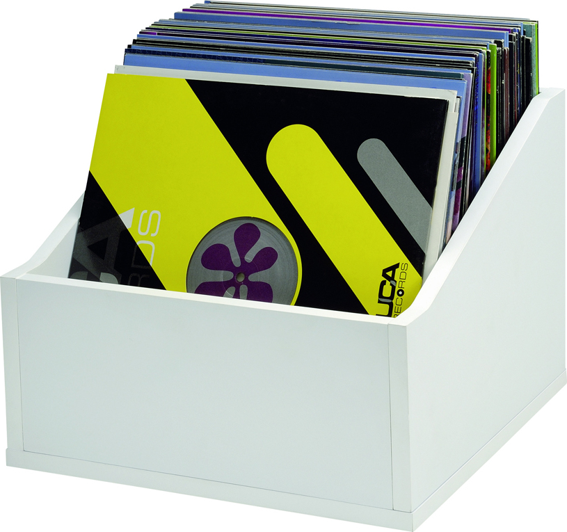 Glorious Record Box Advanced 110 White - DJ storage - Main picture