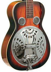 Dobro resonator Gold tone Paul Beard PBR Roundneck Resonator Guitar +Case - Sunburst