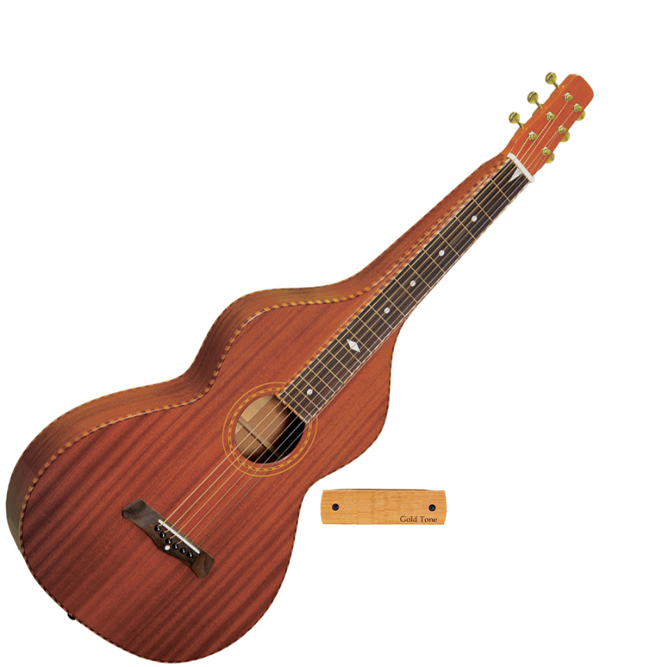 Gold Tone Sm-weissenborn Hawaiian Style Slide Guitar + Micro Double Bobinage +etui - Naturel - Lap steel guitar - Variation 1
