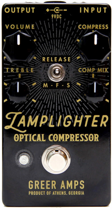 Greer Amps Lamplighter Optical Compressor - Compressor, sustain & noise gate effect pedal - Main picture
