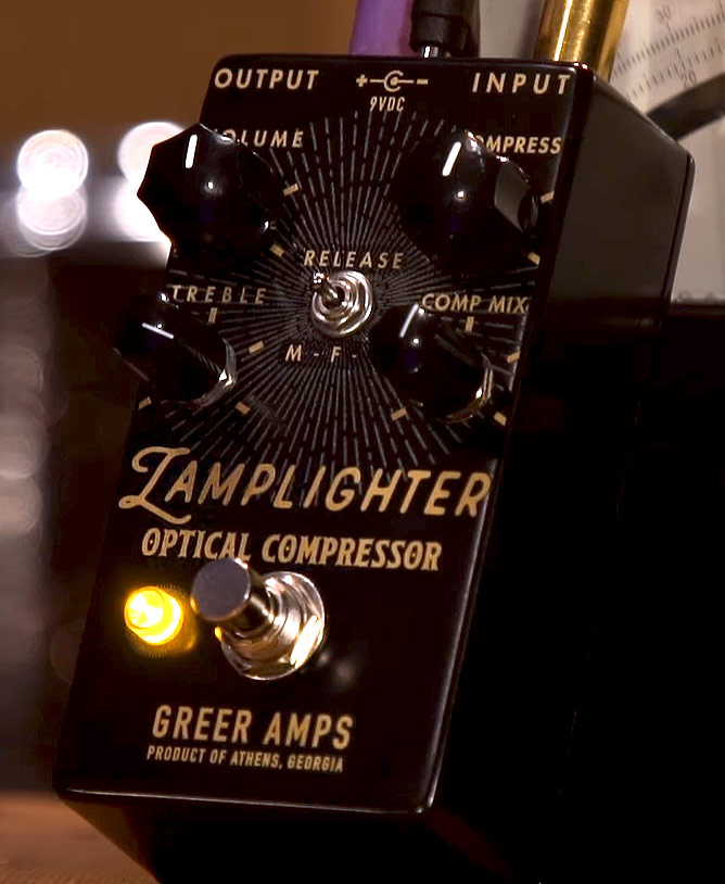 Greer Amps Lamplighter Optical Compressor - Compressor, sustain & noise gate effect pedal - Variation 1