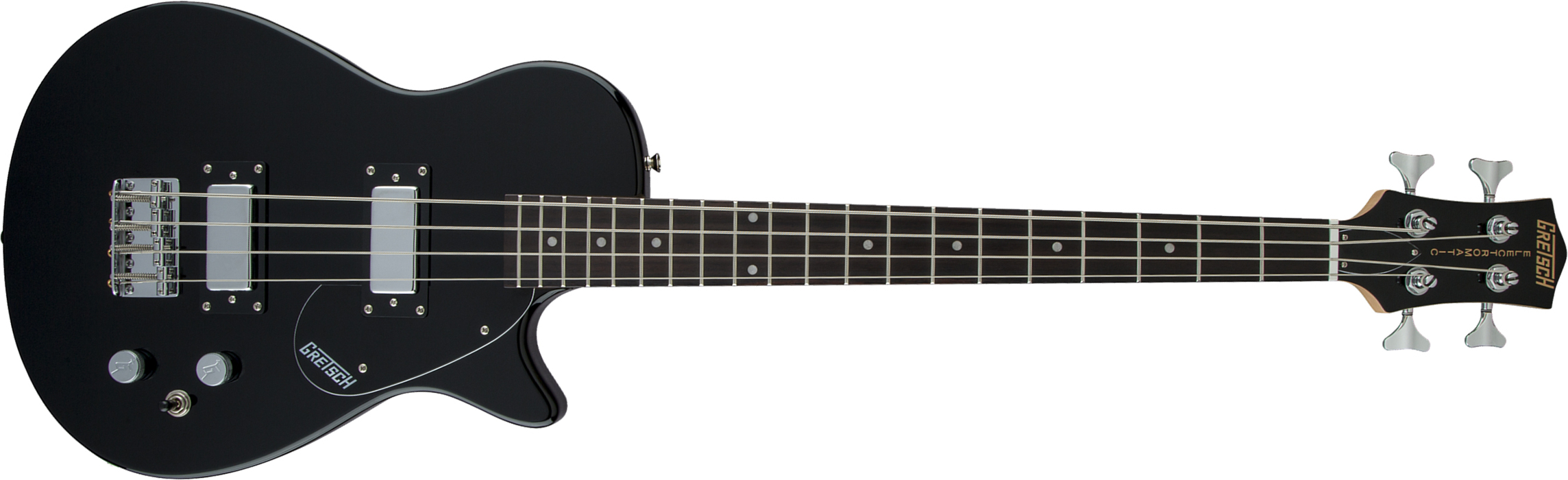 Gretsch G2220 Electromatic Junior Jet Bass Ii Short-scale 2019 Hh Wal - Black - Solid body electric bass - Main picture