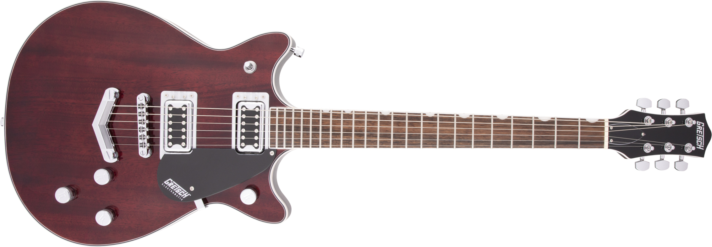 Gretsch G5222 Electromatic Double Jet Bt V-stoptail Hh Ht Lau - Walnut Stain - Double cut electric guitar - Main picture