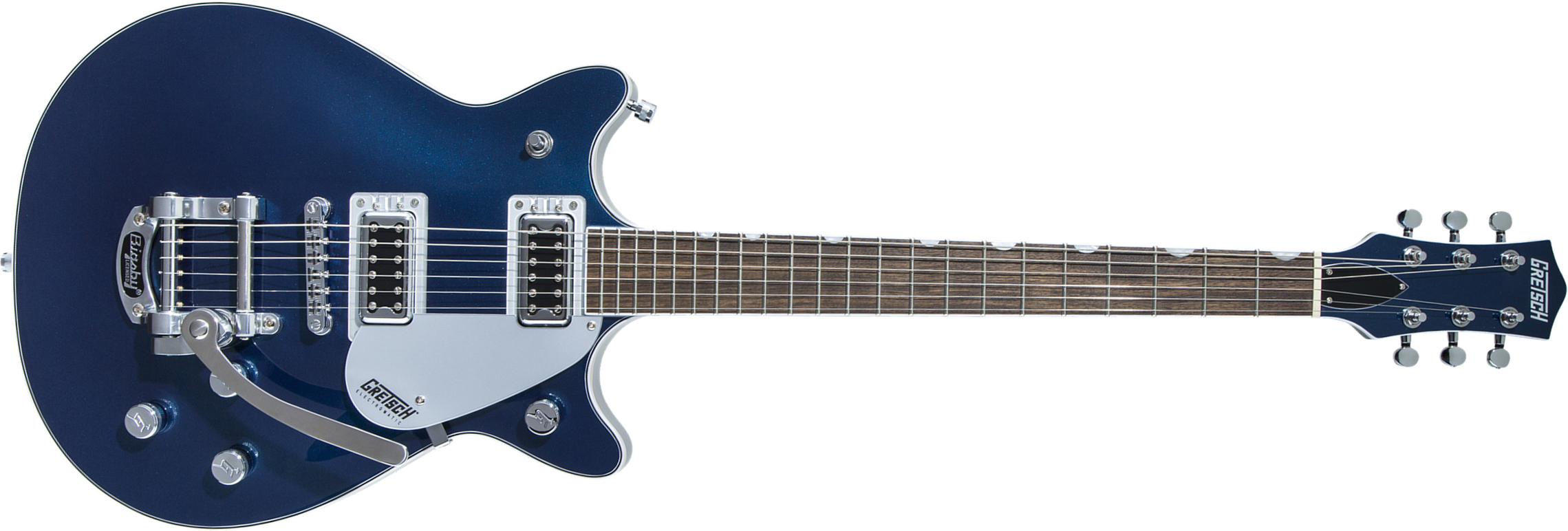 Gretsch G5232t Electromatic Double Jet Ft 2019 Hh Bigsby Lau - Midnight Sapphire - Double cut electric guitar - Main picture
