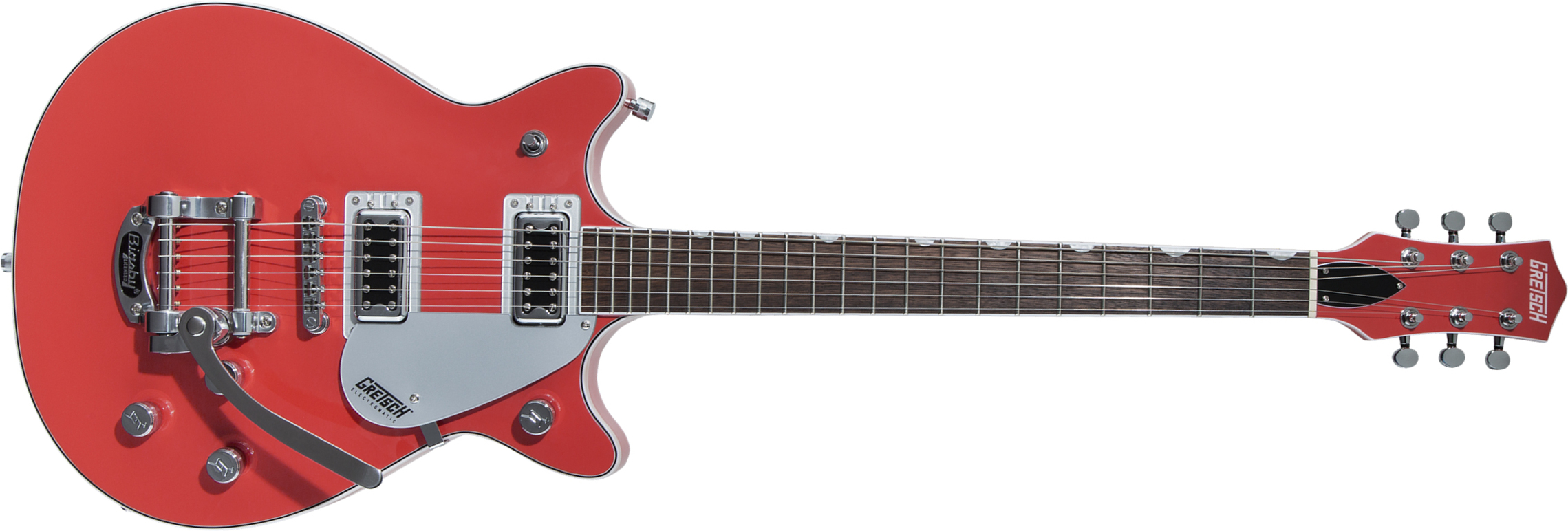 Gretsch G5232t Electromatic Double Jet Ft 2019 Hh Bigsby Lau - Tahiti Red - Double cut electric guitar - Main picture
