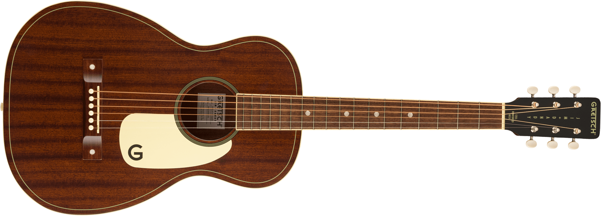 Gretsch Jim Dandy Parlor Tout Tilleul Noy - Frontier Stain Semi Gloss - Travel acoustic guitar - Main picture
