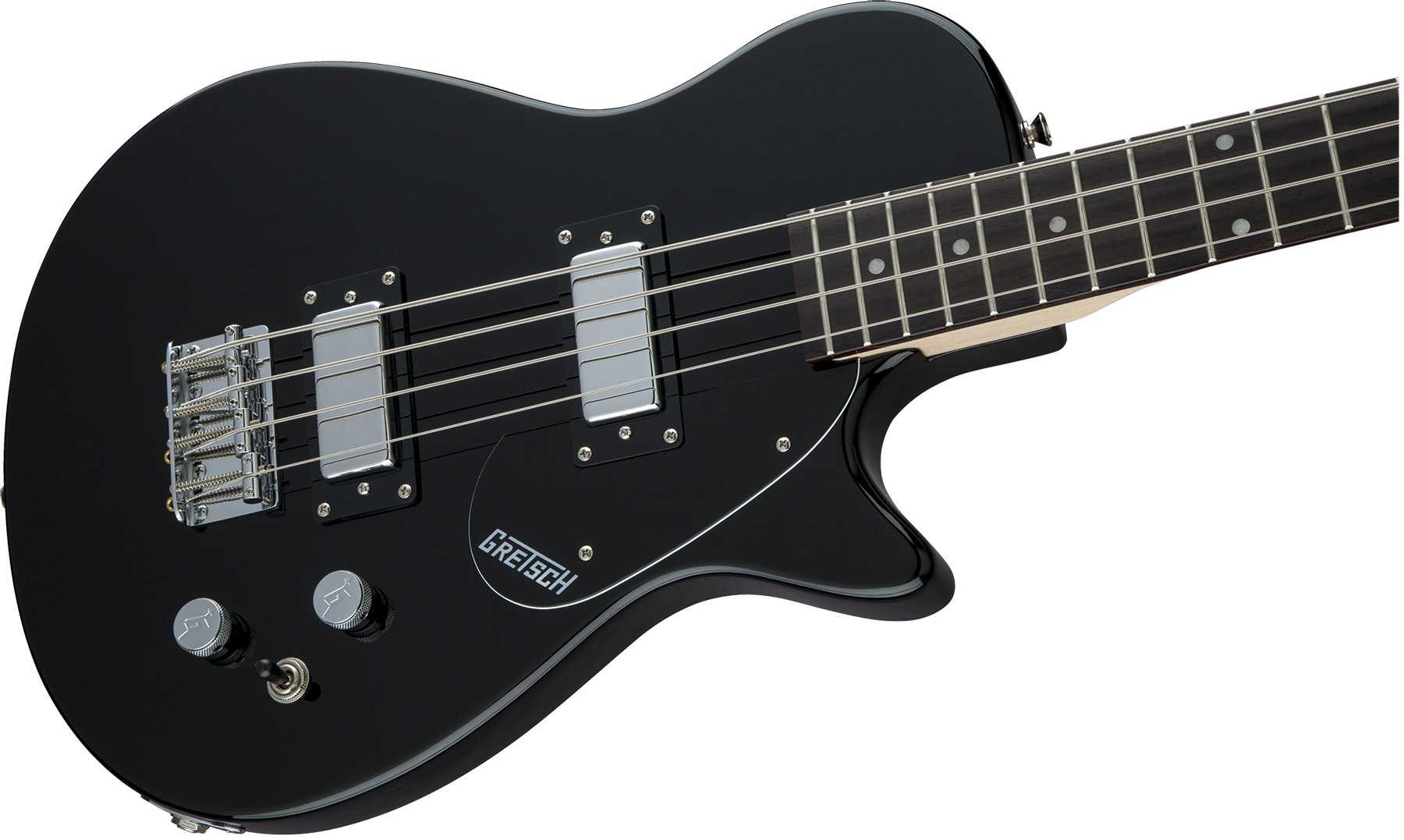 Gretsch G2220 Electromatic Junior Jet Bass Ii Short-scale 2019 Hh Wal - Black - Solid body electric bass - Variation 2