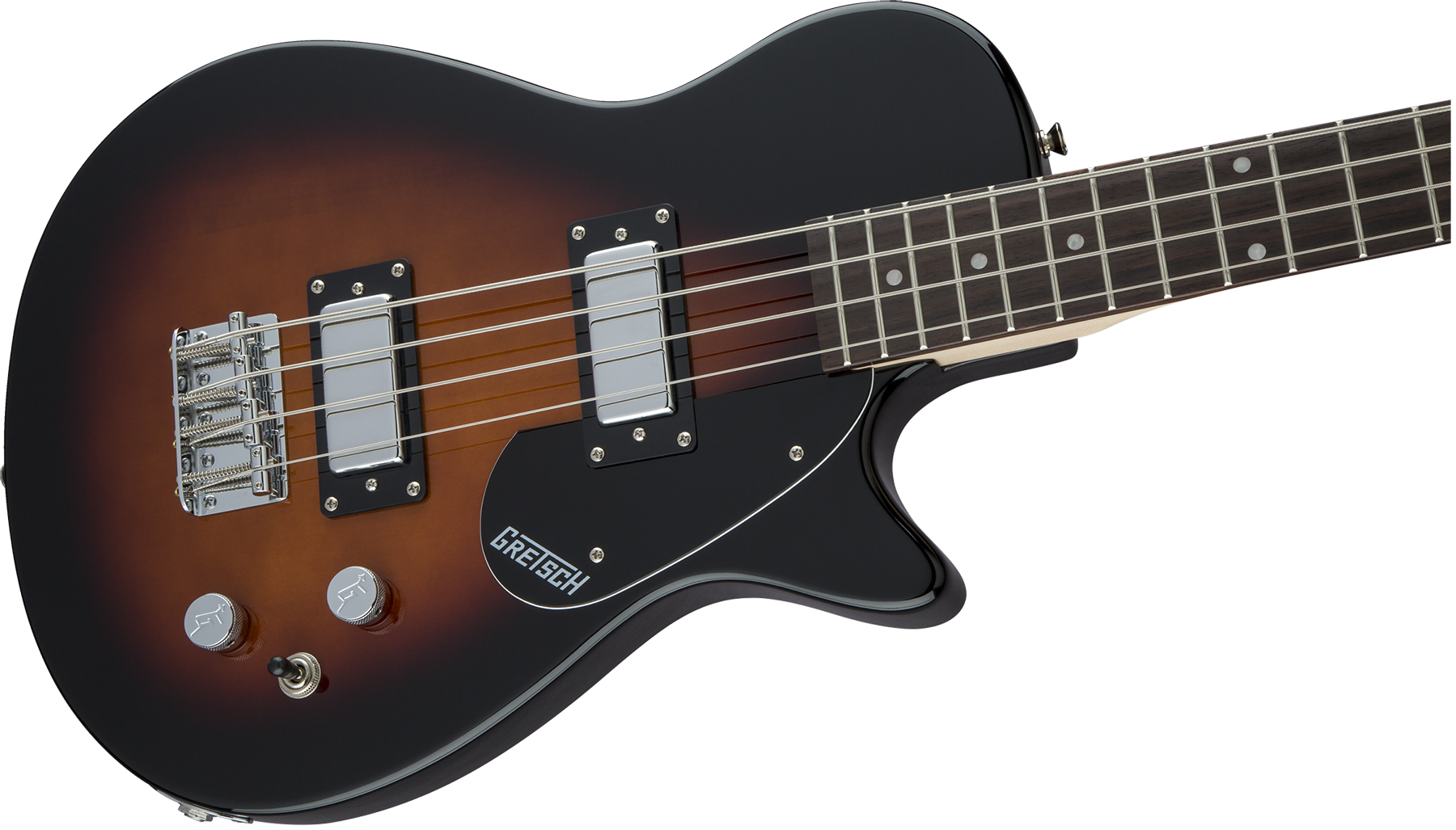 Gretsch G2220 Electromatic Junior Jet Bass Ii Short-scale 2019 Hh Wal - Tobacco Sunburst - Electric bass for kids - Variation 2