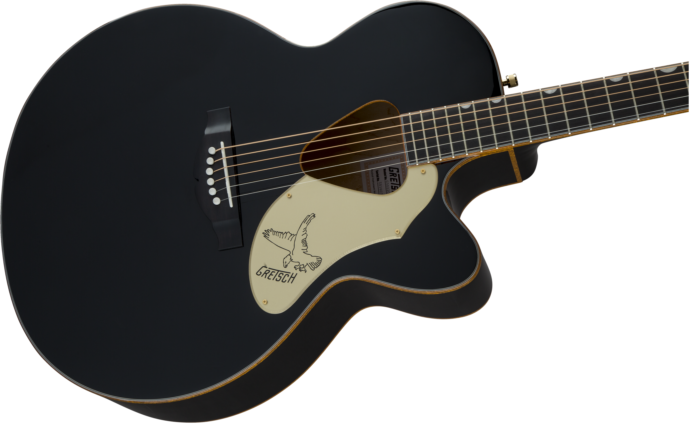 Gretsch G5022cbfe Rancher Falcon Jumbo Cw Epicea Erable Rw - Black - Electro acoustic guitar - Variation 3